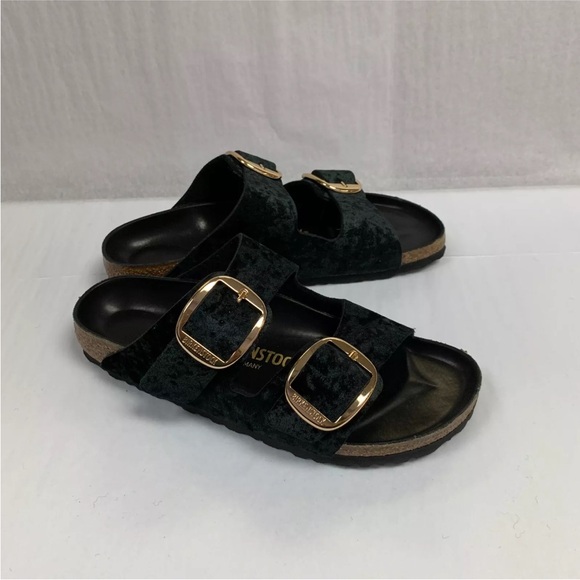 Birkenstock Arizona
Big Buckle Rivet Black Velvet
Black women size 38 - Picture 3 of 16